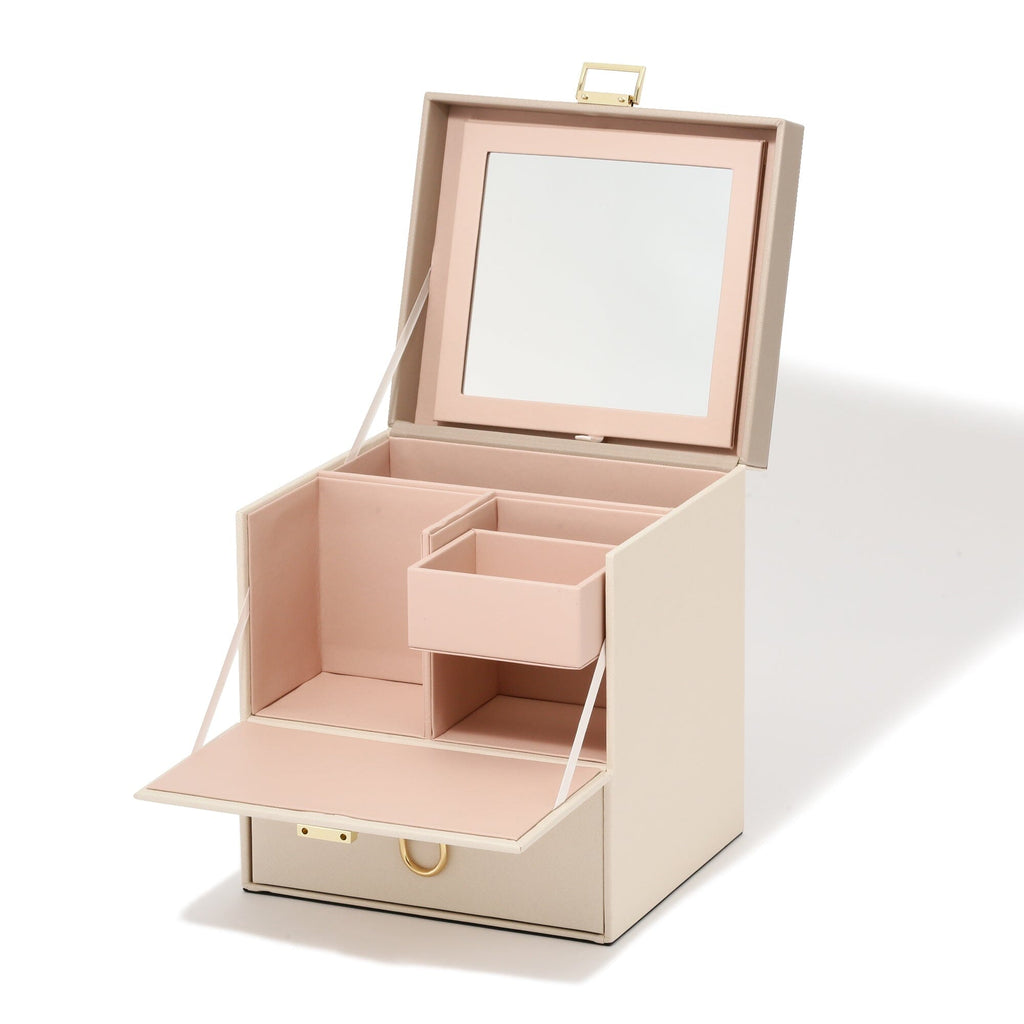 Bicolor Cosmetic Box Beige