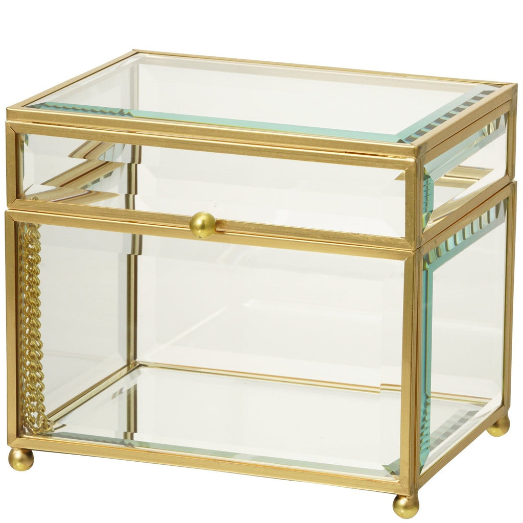 Shccta Iron Glass Box Square 2 Medium