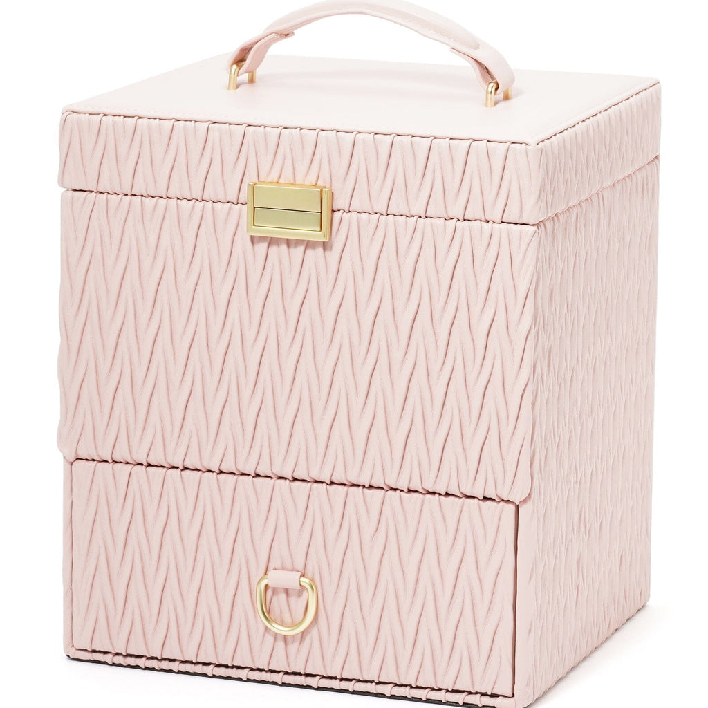 Emboss Cosmetic Box Pink