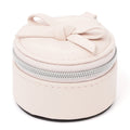 Ribbon Mini Travel Jewelry Box Light Pink