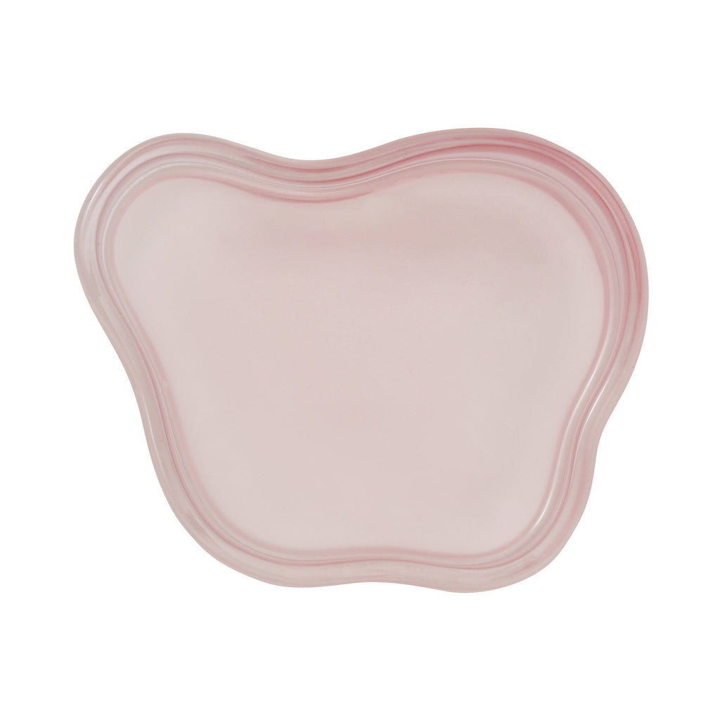 Glass Wave Accessory Tray Pink